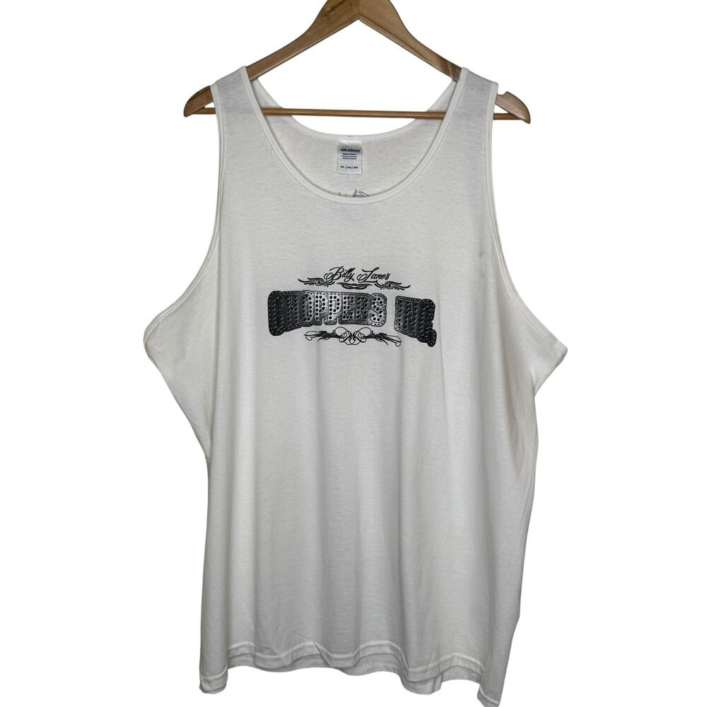 Billy Lane Choppers Inc 3XL 100% Cotton White Muscle Shirt Tank Top Shirt
